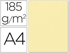 CARTOLINA GUARRO DIN A4 CREME 185 GR EMBALAGEM DE 50 FOLHAS