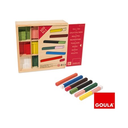 JOGO DISET DIDATICO REGUAS 10 X 10 CAIXA INDIVIDUAL