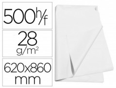 PAPEL MANILA BRANCO PACK 500 FLS 62X86CM