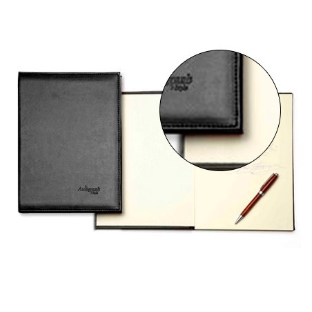 LIVRO DE ASSINATURAS AUTOGRAPH 6876 TAMPA ACOLCHOADA PRETA 3