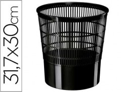 CESTO DE PAPEIS EM PLASTICO CEP ECOLINE REDE PRETA 30X30X31,