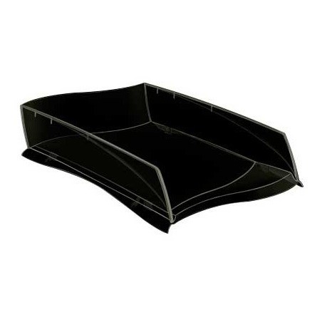 TABULEIRO SECRETARIA CEP ISIS PLASTICO PRETO 380X275X82 MM