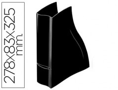 PORTA REVISTAS CEP ISIS PLASTICO PRETO