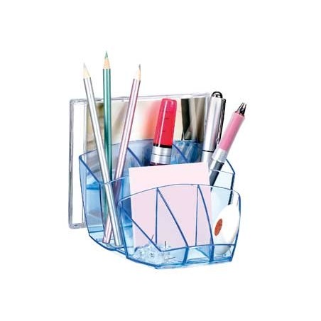 ORGANIZADOR DE SECRETARIA CEP CONFOR ICE BLUE PLASTICO TRANS
