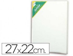 2un TELA DE ALGODAO ARTIST 100% AGRAFADA POR TRAS 27X22 CM