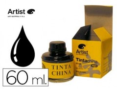TINTA CHINA ARTIST PRETA FRASCO DE 60 ML