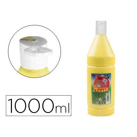 GUACHE LIQUIDO JOVI 1000 CC AMARELO CLARO