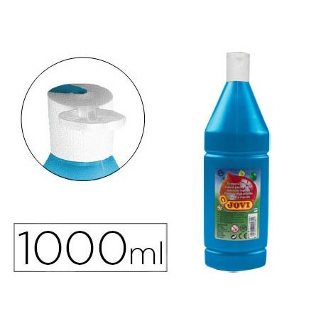 GUACHE LIQUIDO JOVI 1000 CC AZUL CYAN