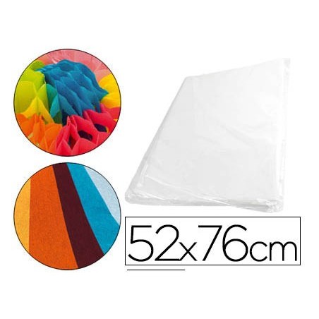 PAPEL SEDA 52X76 CM 18 GR BRANCO -EMB. DE 500 FOLHAS