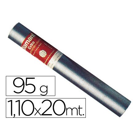 PAPEL VEGETAL TRANSPARENTE 1,1X20 MTS. 95 GRS/M2 EM ROLO