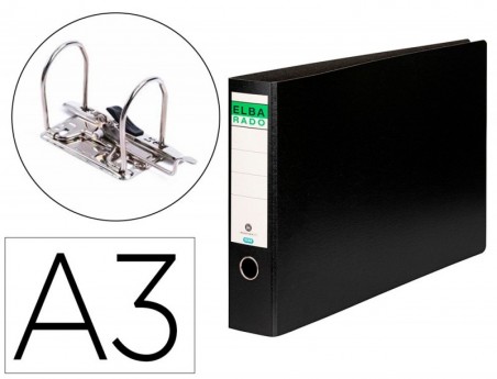 PASTA DE ARQUIVO DE ALAVANCA ELBA DIN A3 AO BAIXO LOMBADA 80