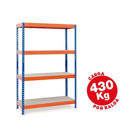 ESTANTE METALICA AR STORAGE 200X100X60CM 4 PRATELEIRAS 430KG