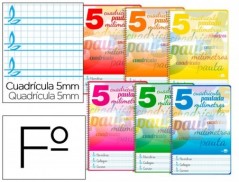 5un BLOC ESPIRAL LIDERPAPEL TAPA EXTRADURA FOLIO 80 HOJAS CU