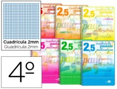 BLOC ESPIRAL LIDERPAPEL TAPA CARTONCILLO 40 HOJAS DIN A5 CUA
