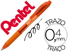 12un ROLLER PENTEL ENERGEL BL107 0,7MM LARANJA