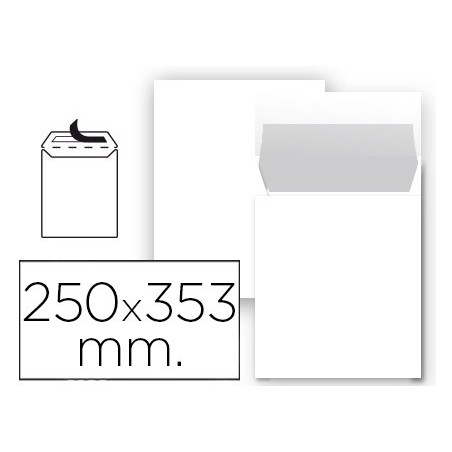 ENVELOPE LIDERPAPEL BOLSA N 10 BRANCO FOLIO PROLONGADO 250X3