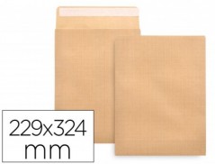 ENVELOPE LIDERPAPEL BOLSA N 7 KRAFT DIN C4 229X324 MM TIRA D