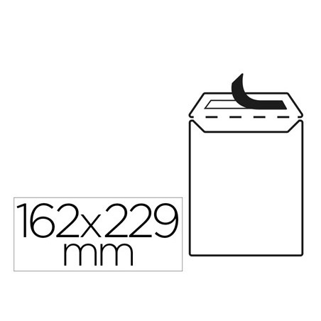ENVELOPE LIDERPAPEL BOLSA N 16 BRANCO C5 162X229 MM TIRA DE