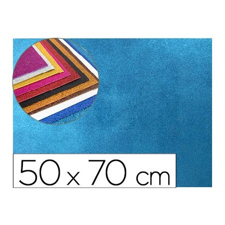 10un GOMA EVA COM PURPURINA LIDERPAPEL 50X70CM 60G/M2 ESPESS