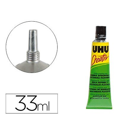 COLA CREATIV UHU PARA ESPUMA DE BORRACHA E MATERIAIS FLEXIVE