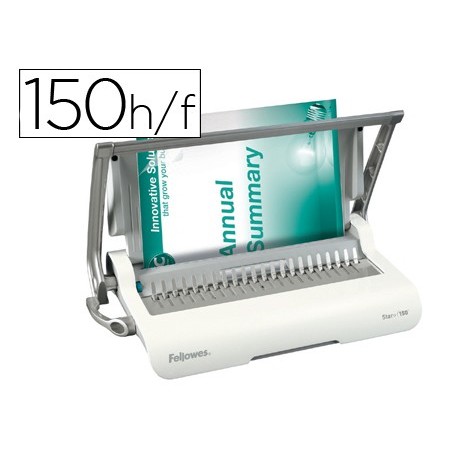 ENCADERNADORA FELLOWES STAR+150 PERFURA 12 FOLHAS FORMATO DI
