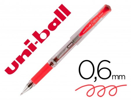 12un ESFEROGRAFICA UNI-BALL UM-153 SIGNO BROAD VERMELHO 1 MM