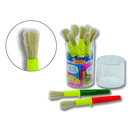 PINCEIS ESCOLARES JOVI GROSSOS FRASCO DE 9 UNIDADEES