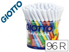 MARCADOR GIOTTO TURBO COR COPO DE 96 UNDS. 12 CORES 8 UNIDAD