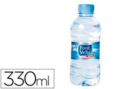35un AGUA MINERAL NATURAL FONT VELLA GARRAFA DE 330ML