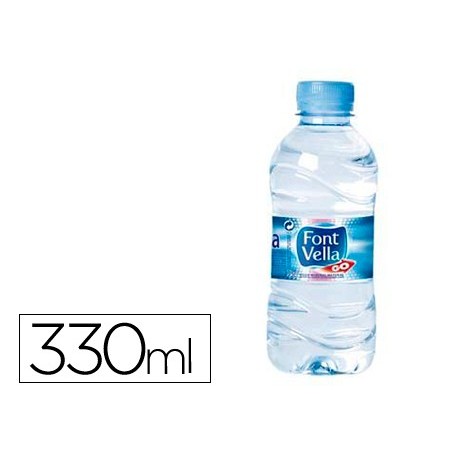 35un AGUA MINERAL NATURAL FONT VELLA GARRAFA DE 330ML