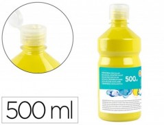 GUACHE ESCOLAR LIDERPAPEL 500 ML AMARELO LIMAO