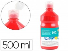 GUACHE ESCOLAR LIDERPAPEL 500 ML VERMELHO