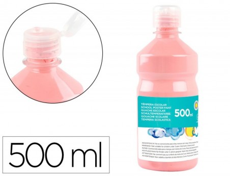 GUACHE ESCOLAR LIDERPAPEL 500 ML ROSA