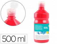 GUACHE ESCOLAR LIDERPAPEL 500 ML VERMELHO ESCARLATE