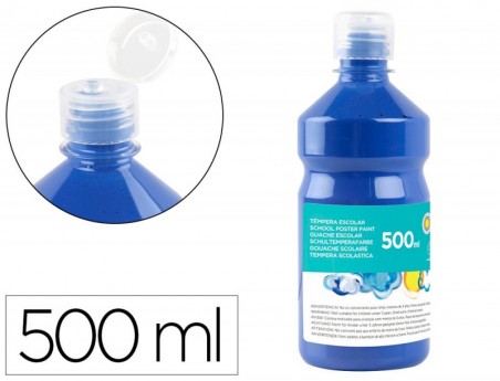 GUACHE ESCOLAR LIDERPAPEL 500 ML AZUL MARINHO