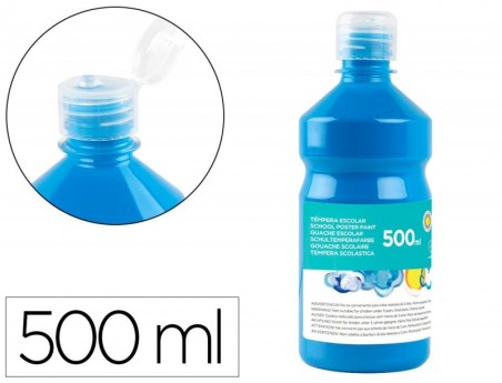 GUACHE ESCOLAR LIDERPAPEL 500 ML AZUL