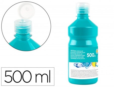 GUACHE ESCOLAR LIDERPAPEL 500 ML TURQUESA