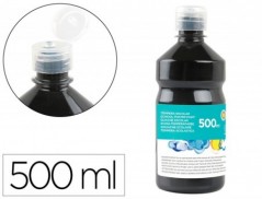 GUACHE ESCOLAR LIDERPAPEL 500 ML PRETO