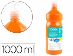 GUACHE ESCOLAR LIDERPAPEL 1000 ML LARANJA