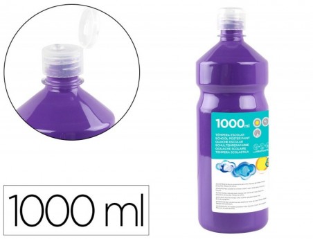 GUACHE ESCOLAR LIDERPAPEL 1000 ML VIOLETA