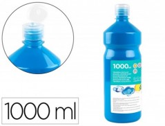 GUACHE ESCOLAR LIDERPAPEL 1000 ML AZUL
