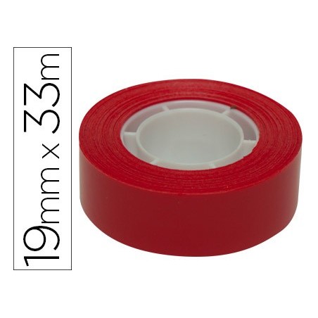 8un FITA ADESIVA APLI 33 MT X 19 MM COR VERMELHO