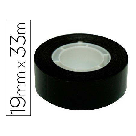 8un FITA ADESIVA APLI 33 MT X 19 MM COR PRETO