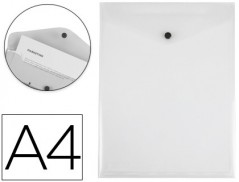 10un BOLSA PORTA DOCUMENTOS LIDERPAPEL POLIPROPILENO DIN A4