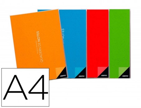 BLOC NOTAS A4 PLAN DE CURSO Y EVALUACION CONTINUA EN CATALAN