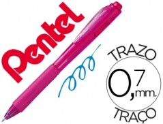 12un ESFEROGRAFICA RETRATIL PENTEL BK440 ROSA