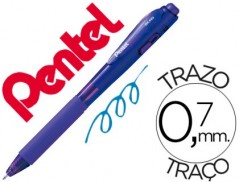 12un ESFEROGRAFICA RETRATIL PENTEL BK440 VIOLETA