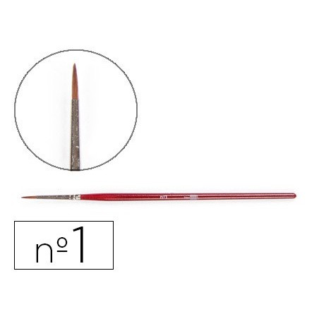 12un PINCEL AGUARELA LIDERPAPEL N. 1