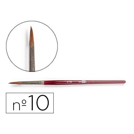 12un PINCEL AGUARELA LIDERPAPEL N. 10