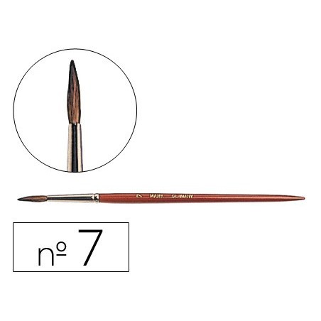 12un PINCEL AGUARELA LIDERPAPEL N. 7